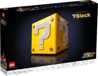 Конструктор Lego Super Mario Блок знак вопроса Super Mario 64 (71395) - фото 1 Конструктор Lego Super Mario Блок знак вопроса Super Mario 64 (71395) - фото 1