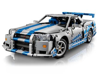 Конструктор Lego Technic Подвійний Форсаж Nissan Skyline GT-R (R34) (42210) - фото 3 Конструктор Lego Technic Подвійний Форсаж Nissan Skyline GT-R (R34) (42210) - фото 3