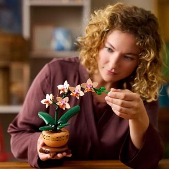 Конструктор Lego Botanicals Мини орхидея (10343) - фото 5 Конструктор Lego Botanicals Мини орхидея (10343) - фото 5