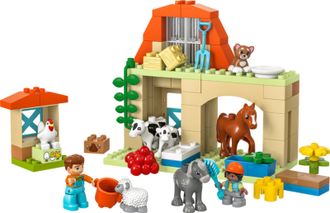 Конструктор Lego Duplo Town Уход за животными на ферме 10416 - фото 3 Конструктор Lego Duplo Town Уход за животными на ферме 10416 - фото 3