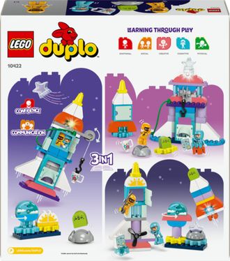 Конструктор Lego Duplo Town Приключения на космическом шаттле 3в1 (10422) - фото 9 Конструктор Lego Duplo Town Приключения на космическом шаттле 3в1 (10422) - фото 9