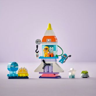 Конструктор Lego Duplo Town Приключения на космическом шаттле 3в1 (10422) - фото 5 Конструктор Lego Duplo Town Приключения на космическом шаттле 3в1 (10422) - фото 5