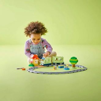 Конструктор Lego DUPLO Town Интерактивный приключенческий поезд (10427) - фото 5 Конструктор Lego DUPLO Town Интерактивный приключенческий поезд (10427) - фото 5