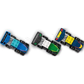 Конструктор Lego DUPLO Автомобілі для перегонів і пілоти команд Формули-1 (10445) - фото 3