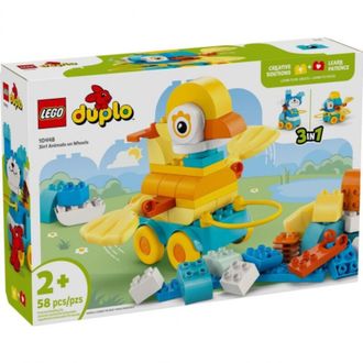 Конструктор Lego Duplo Town Тварини на колесах 3в1 (10448) - фото 1 Конструктор Lego Duplo Town Тварини на колесах 3в1 (10448) - фото 1