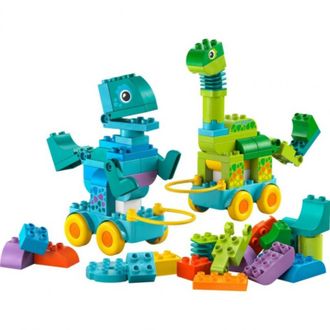 Конструктор Lego Duplo Town Динозаври на колесах 3в1 (10451) - фото 2 Конструктор Lego Duplo Town Динозаври на колесах 3в1 (10451) - фото 2
