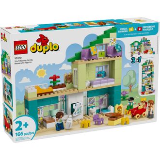 Конструктор LEGO DUPLO Town Сучасний родинний будинок із фігурками (10470) - фото 1
