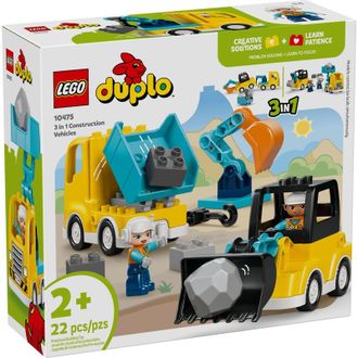 Конструктор LEGO DUPLO Town 3-в-1 Строительная техника (10475) - фото 1