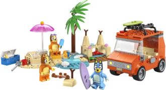 Конструктор LEGO Bluey Пляж и семейная поездка на автомобили Блуи (11202) - фото 2