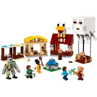 Конструктор Lego Minecraft Нападение на деревню с воздушным шаром Гаст (21273) - фото 2