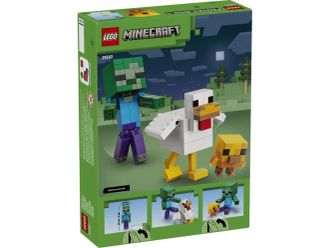 Конструктор Lego Minecraft Куриный Жокей (21582) - фото 3
