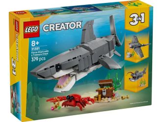 Конструктор LEGO Creator Люта акула зі скринею скарбів (31381) - фото 1 Конструктор LEGO Creator Люта акула зі скринею скарбів (31381) - фото 1