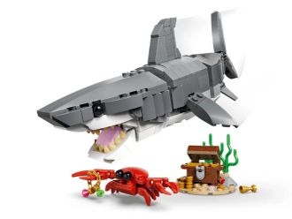 Конструктор LEGO Creator Люта акула зі скринею скарбів (31381) - фото 2 Конструктор LEGO Creator Люта акула зі скринею скарбів (31381) - фото 2