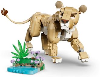 Конструктор LEGO Creator Дикі тварини: Величний лев (31386) - фото 4 Конструктор LEGO Creator Дикі тварини: Величний лев (31386) - фото 4