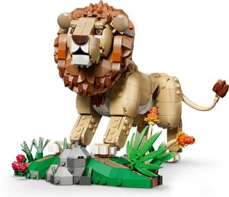 Конструктор LEGO Creator Дикі тварини: Величний лев (31386) - фото 6 Конструктор LEGO Creator Дикі тварини: Величний лев (31386) - фото 6