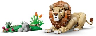 Конструктор LEGO Creator Дикі тварини: Величний лев (31386) - фото 9 Конструктор LEGO Creator Дикі тварини: Величний лев (31386) - фото 9