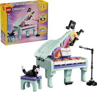 Конструктор LEGO Creator Музичний декор "Фортепіано з котом" (31392) - фото 3 Конструктор LEGO Creator Музичний декор "Фортепіано з котом" (31392) - фото 3