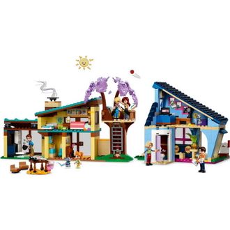 Конструктор Lego Friends Родинні будинки Оллі й Пейслі (42620) - фото 4 Конструктор Lego Friends Родинні будинки Оллі й Пейслі (42620) - фото 4