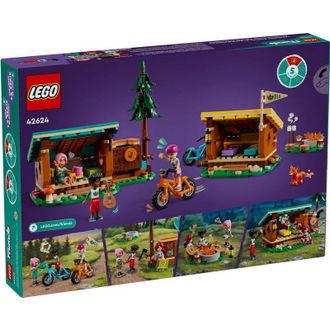 Конструктор Lego Friends Уютные домики в приключенческом лагере (42624) - фото 4 Конструктор Lego Friends Уютные домики в приключенческом лагере (42624) - фото 4