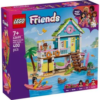 Конструктор LEGO Friends Пляжный домик с морскими котиками (42699) - фото 1 Конструктор LEGO Friends Пляжный домик с морскими котиками (42699) - фото 1