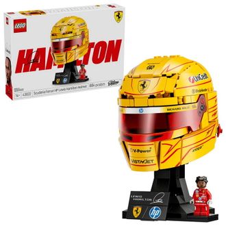 Конструктор LEGO Editions Formula 1 Шлем Льюиса Гамильтона из команды Scuderia Ferrari HP (43022) - фото 2