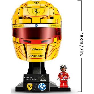 Конструктор LEGO Editions Formula 1 Шлем Льюиса Гамильтона из команды Scuderia Ferrari HP (43022) - фото 4