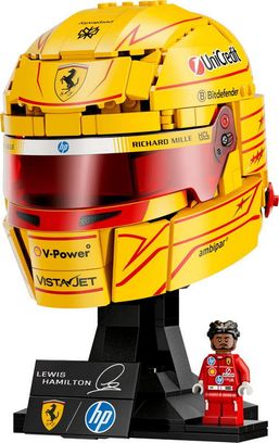 Конструктор LEGO Editions Formula 1 Шлем Льюиса Гамильтона из команды Scuderia Ferrari HP (43022) - фото 5