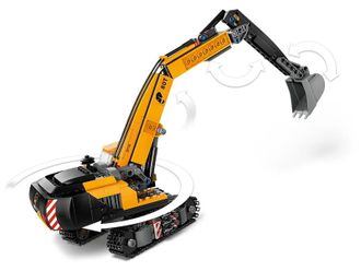 Конструктор Lego Желтый строительный экскаватор (60420) - фото 4 Конструктор Lego Желтый строительный экскаватор (60420) - фото 4