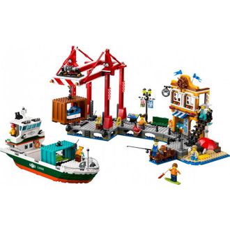 Конструктор Lego City Морская гавань с грузовым судном (60422) - фото 3 Конструктор Lego City Морская гавань с грузовым судном (60422) - фото 3
