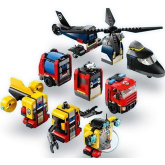 Конструктор Lego City Ремікс вертольотів, пожежних машин і підводних човнів (60462) - фото 2