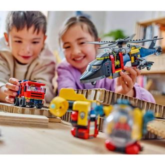 Конструктор Lego City Ремікс вертольотів, пожежних машин і підводних човнів (60462) - фото 6