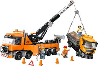 Конструктор LEGO City Грузовик с краном и самосвалом (60467) - фото 2 Конструктор LEGO City Грузовик с краном и самосвалом (60467) - фото 2
