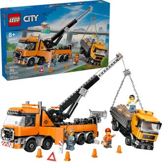 Конструктор LEGO City Грузовик с краном и самосвалом (60467) - фото 3 Конструктор LEGO City Грузовик с краном и самосвалом (60467) - фото 3