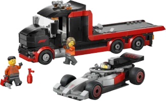 Конструктор LEGO City Вантажівка для демонстрації F1 із перегоновим автомобілем Audi F1 (60493) - фото 3