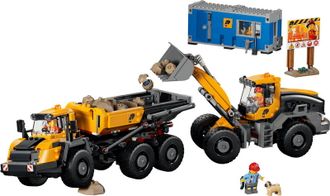 Конструктор LEGO City Самосвал и фронтальный ковшовой погрузчик (60494) - фото 2 Конструктор LEGO City Самосвал и фронтальный ковшовой погрузчик (60494) - фото 2