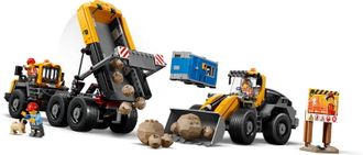 Конструктор LEGO City Самосвал и фронтальный ковшовой погрузчик (60494) - фото 5 Конструктор LEGO City Самосвал и фронтальный ковшовой погрузчик (60494) - фото 5