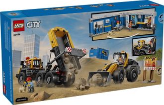 Конструктор LEGO City Самосвал и фронтальный ковшовой погрузчик (60494) - фото 1 Конструктор LEGO City Самосвал и фронтальный ковшовой погрузчик (60494) - фото 1