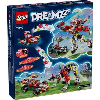 Конструктор Lego DREAMZzz Робот-тигр Купера та Хот-род авто Зеро (71497) - фото 1 Конструктор Lego DREAMZzz Робот-тигр Купера та Хот-род авто Зеро (71497) - фото 1
