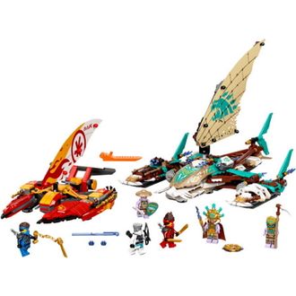 Конструктор Lego Ninjago Морской бой на катамаранах (71748) - фото 2 Конструктор Lego Ninjago Морской бой на катамаранах (71748) - фото 2