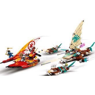 Конструктор Lego Ninjago Морской бой на катамаранах (71748) - фото 3 Конструктор Lego Ninjago Морской бой на катамаранах (71748) - фото 3
