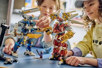Конструктор LEGO Ninjago Близнецы работы-Титаны (71870) - фото 3 Конструктор LEGO Ninjago Близнецы работы-Титаны (71870) - фото 3