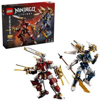 Конструктор LEGO Ninjago Близнецы работы-Титаны (71870) - фото 5 Конструктор LEGO Ninjago Близнецы работы-Титаны (71870) - фото 5