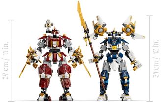 Конструктор LEGO Ninjago Близнецы работы-Титаны (71870) - фото 8 Конструктор LEGO Ninjago Близнецы работы-Титаны (71870) - фото 8