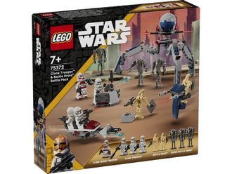 Конструктор Lego Star Wars Клоны-пехотинцы и Боевой дроид. Боевой набор (75372) - фото 1