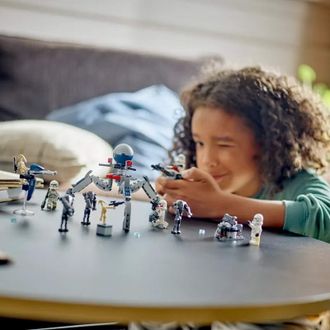 Конструктор Lego Star Wars Клоны-пехотинцы и Боевой дроид. Боевой набор (75372) - фото 4