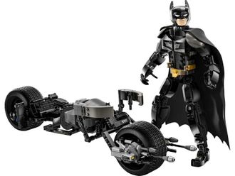 Конструктор Lego Batman Фигурка Бэтмена для сборки и бетцикл 76273 - фото 2