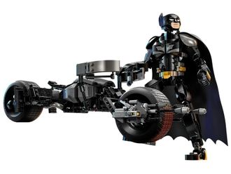 Конструктор Lego Batman Фигурка Бэтмена для сборки и бетцикл 76273 - фото 3
