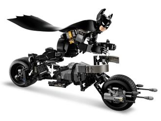 Конструктор Lego Batman Фигурка Бэтмена для сборки и бетцикл 76273 - фото 4