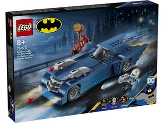 Конструктор Lego Batman Бетмен на бетмобілі проти Харлі Квін і Містера Фріза 76274 - фото 1