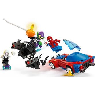 Конструктор Lego Marvel Автомобіль для перегонів Людини-Павука й Зелений Гоблін з отрутою Венома (76279) - фото 2 Конструктор Lego Marvel Автомобіль для перегонів Людини-Павука й Зелений Гоблін з отрутою Венома (76279) - фото 2